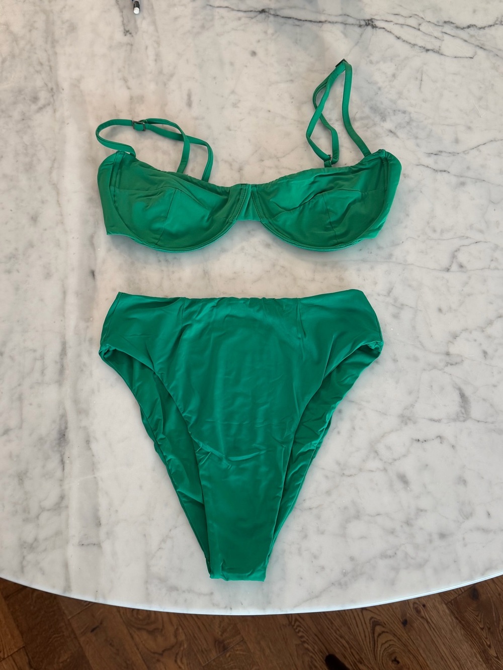 Haight green bathing suit